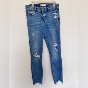 Abercrombie Mid Rise Super Skinny Ankle Jeans 4